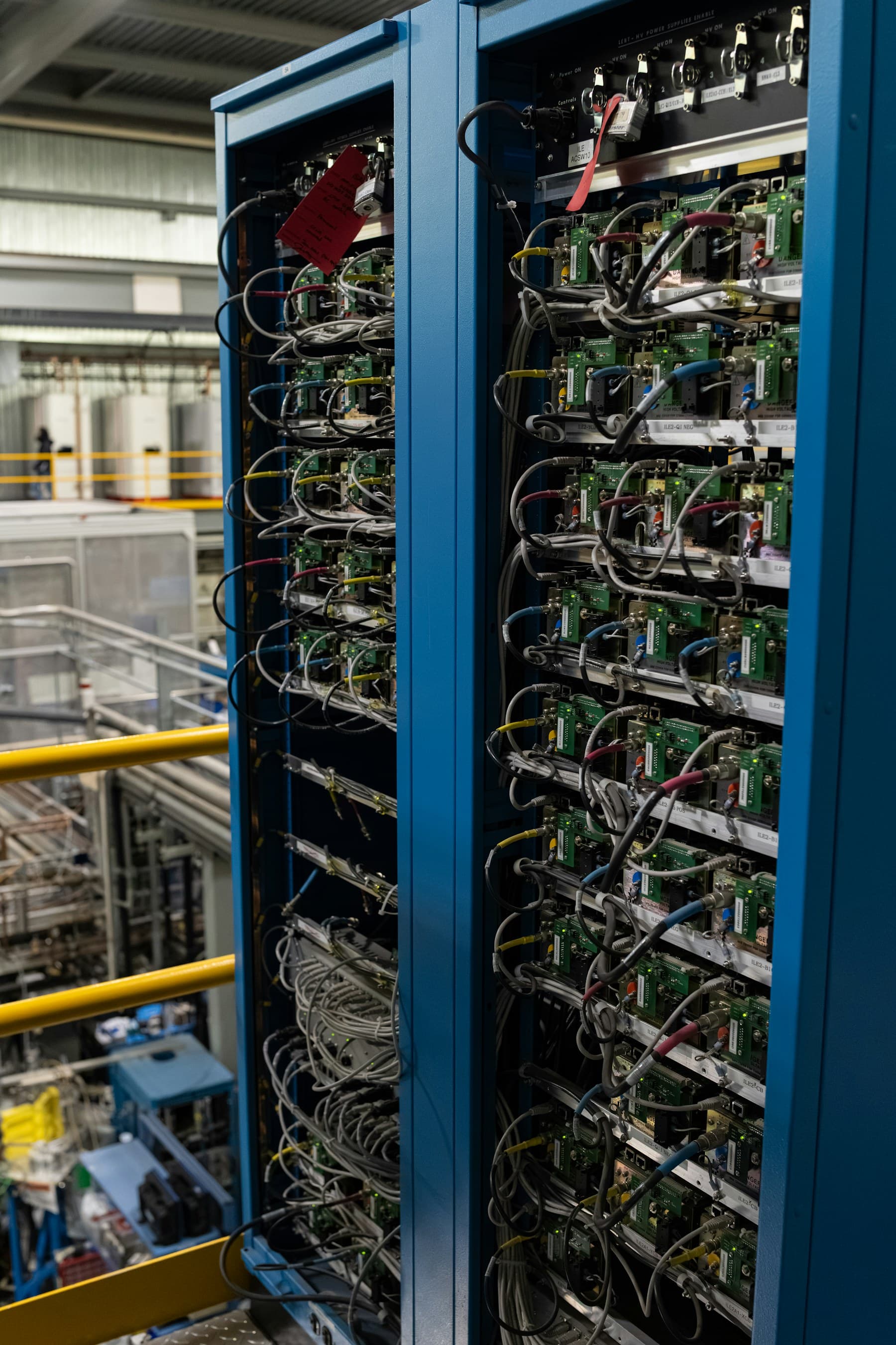 Networked computing equipment inside a data center